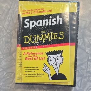 NEW Spanish for Dummies Audio CD Set – 3 Discs + Mini Dictionary‎ – Sealed